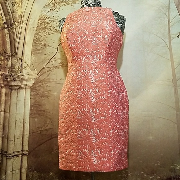 Ann Taylor Dresses & Skirts - Ann Taylor coral textured dress, size 4P